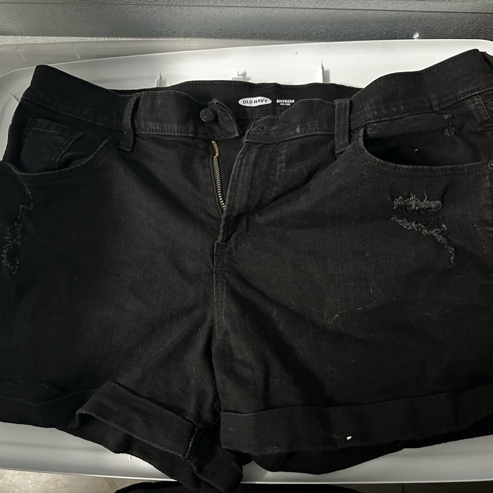 Old Navy Women's Black Denim Shorts